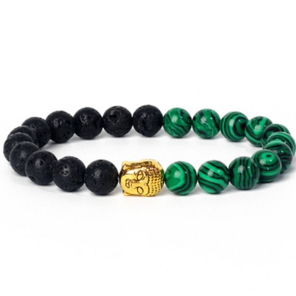 Buddha Bracelet,Golden Buddha Bracelet,Mala Bracelet,Good Luck Bracelet - Picture 1 of 1
